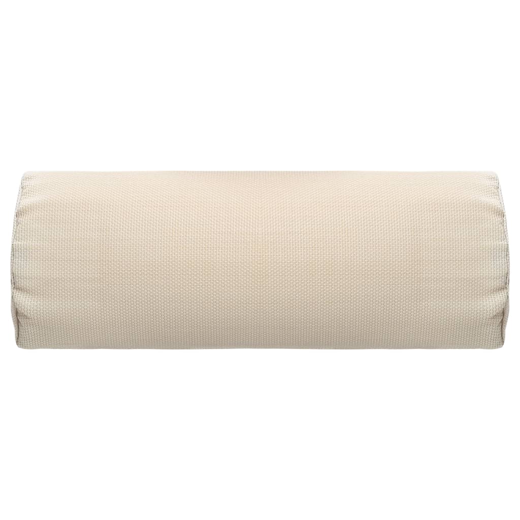 Deck Chair Headrest Cream 40x7.5x15 cm Textilene