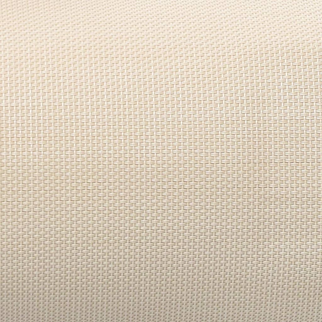 Deck Chair Headrest Cream 40x7.5x15 cm Textilene