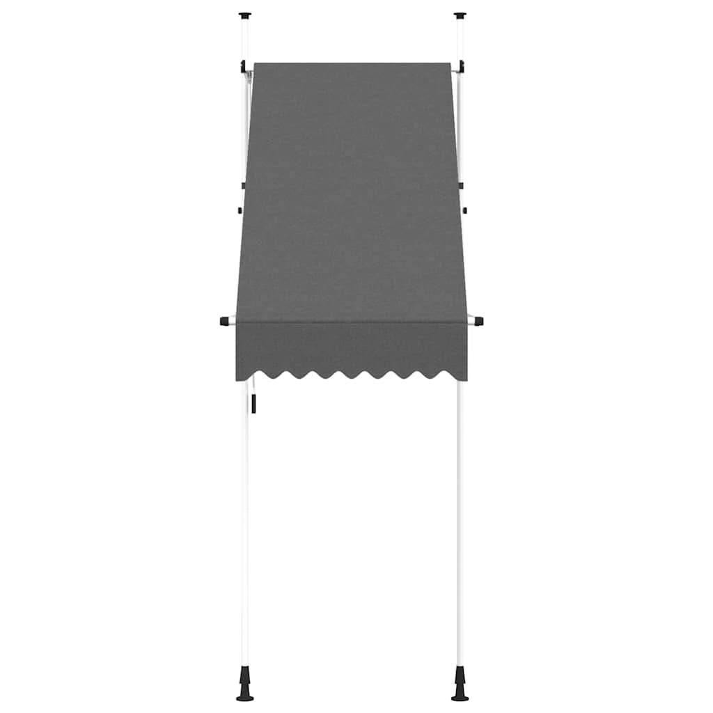Manual Retractable Awning 100 cm Anthracite