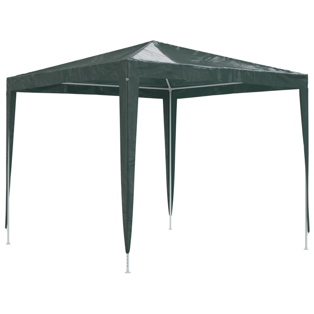 Professional Party Tent 2.5x2.5 m Green 90 g/m?