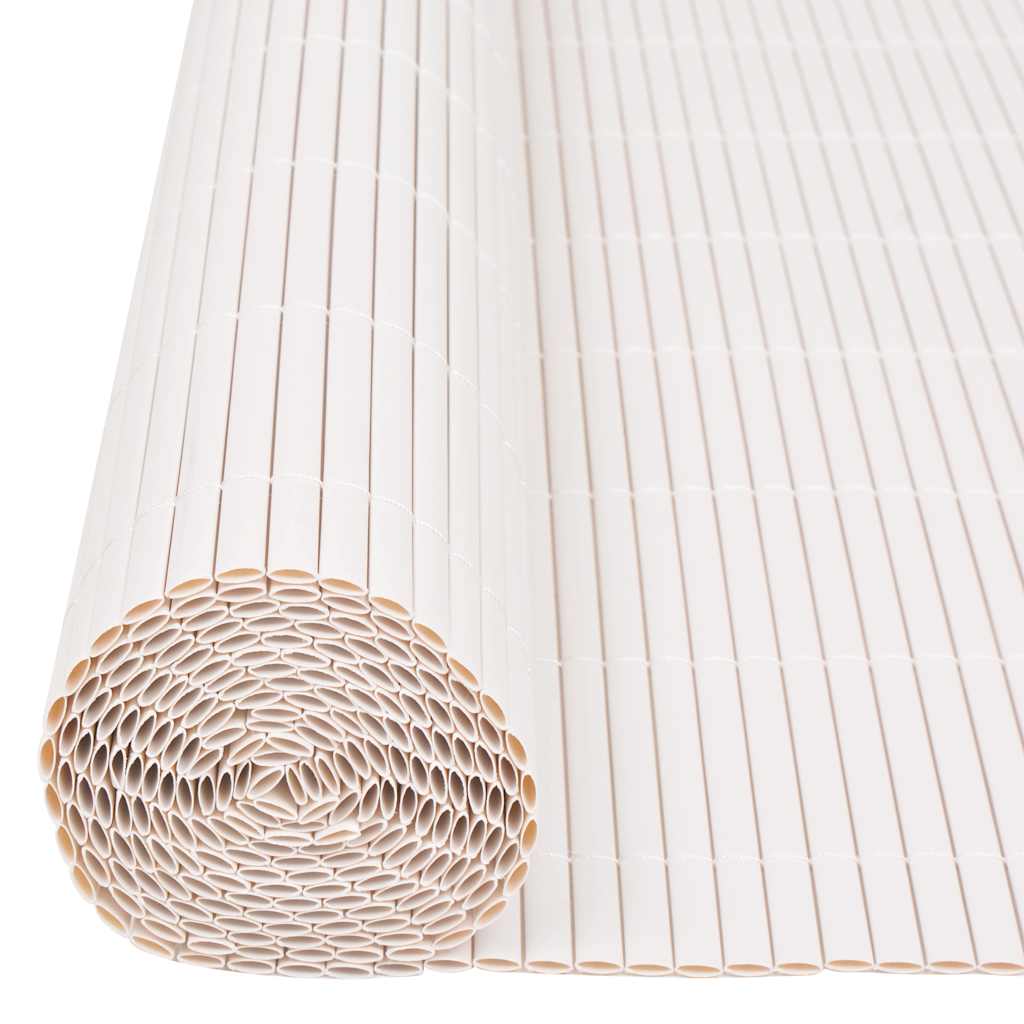 Double-Sided Garden Fence 170x300 cm White