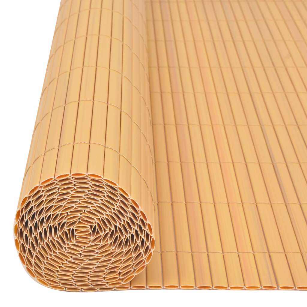 Double-Sided Garden Fence 170x500 cm Yellow