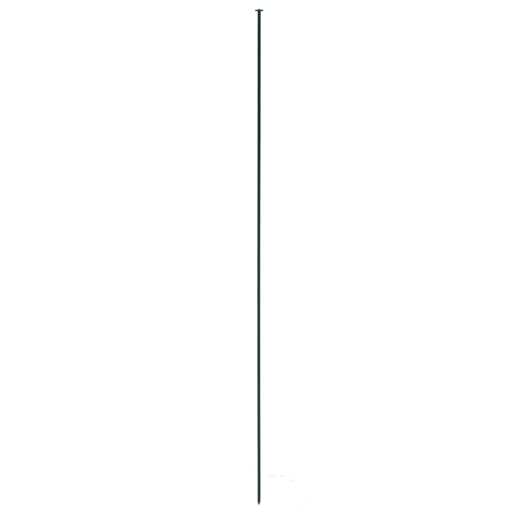 Arched Garden Fence Set 77.5x78.5 cm Green