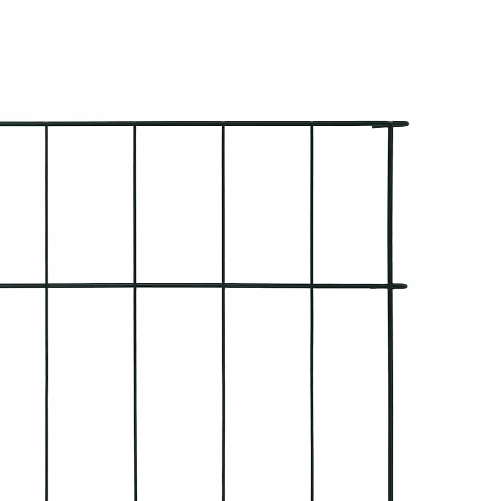 Garden Fence Set 99.6x79.8 cm Green