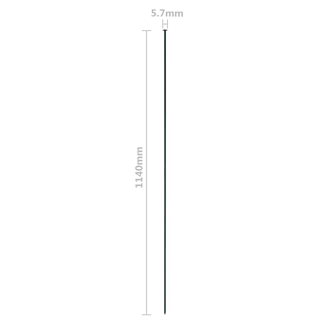 Garden Fence Set 99.6x79.8 cm Green