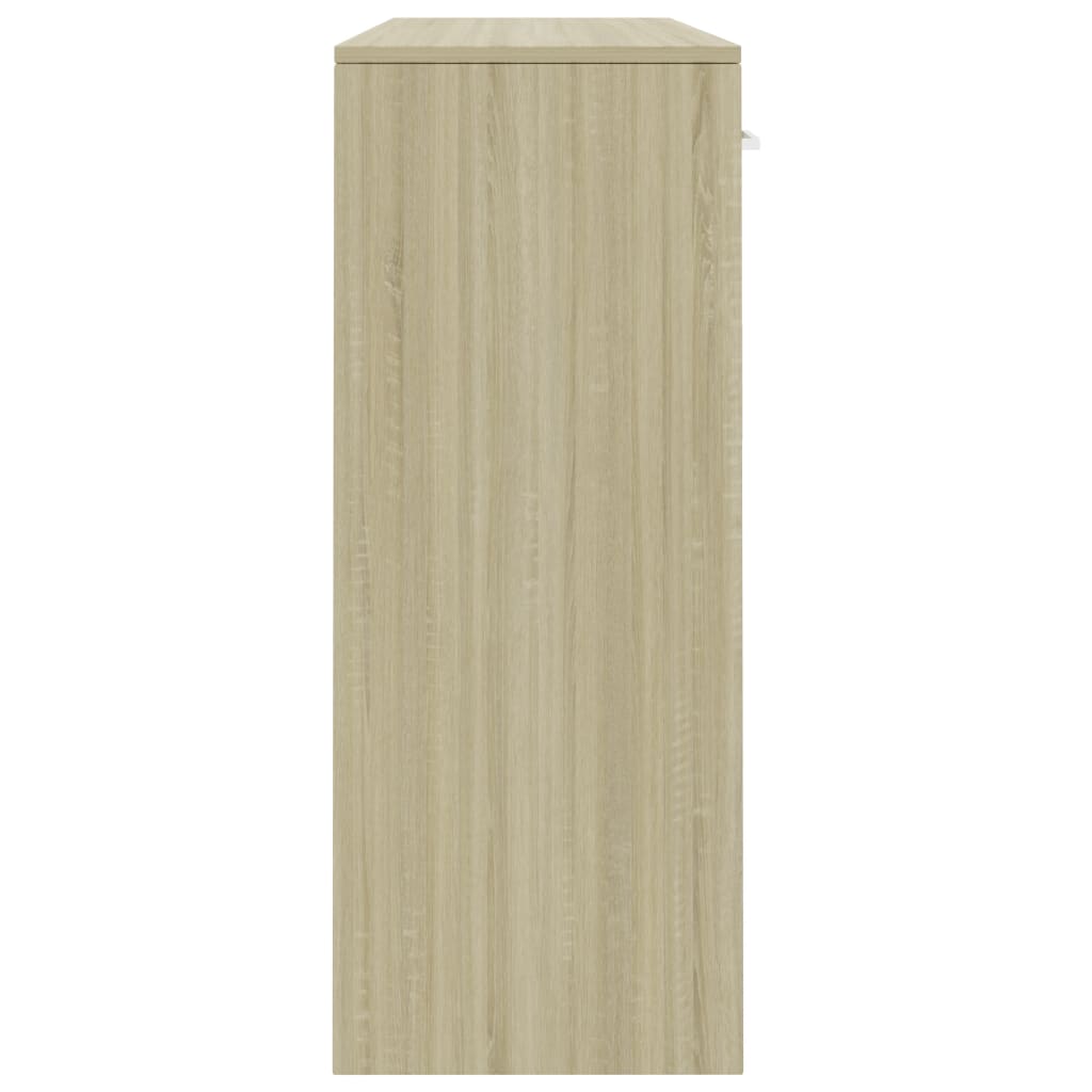 Sideboard Sonoma Oak 110x30x75 cm Engineered Wood