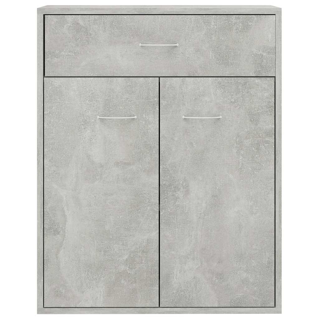 Sideboard Concrete Grey 60x30x75 cm Engineered Wood