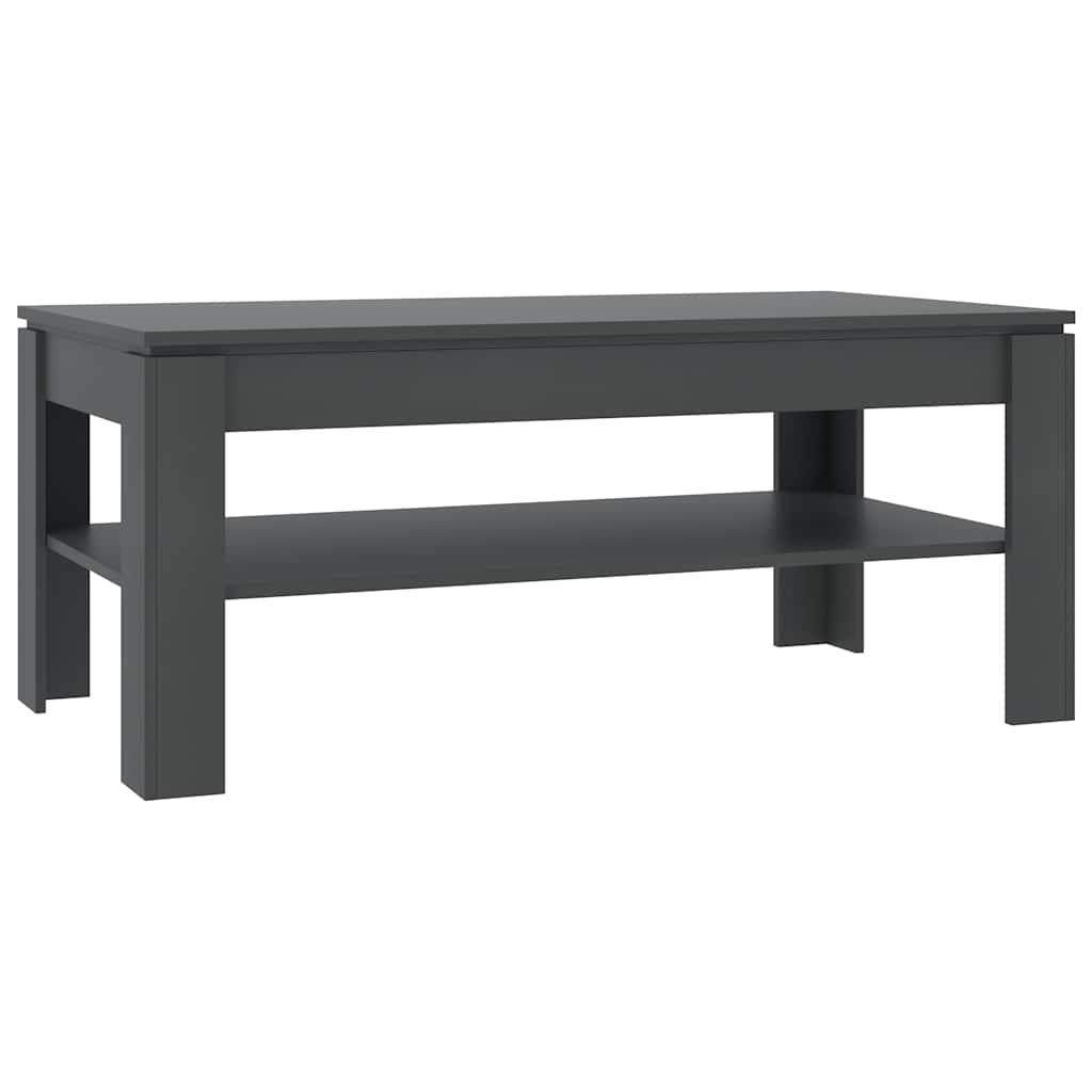 Coffee Table Grey 110x60x47 cm Engineered Wood
