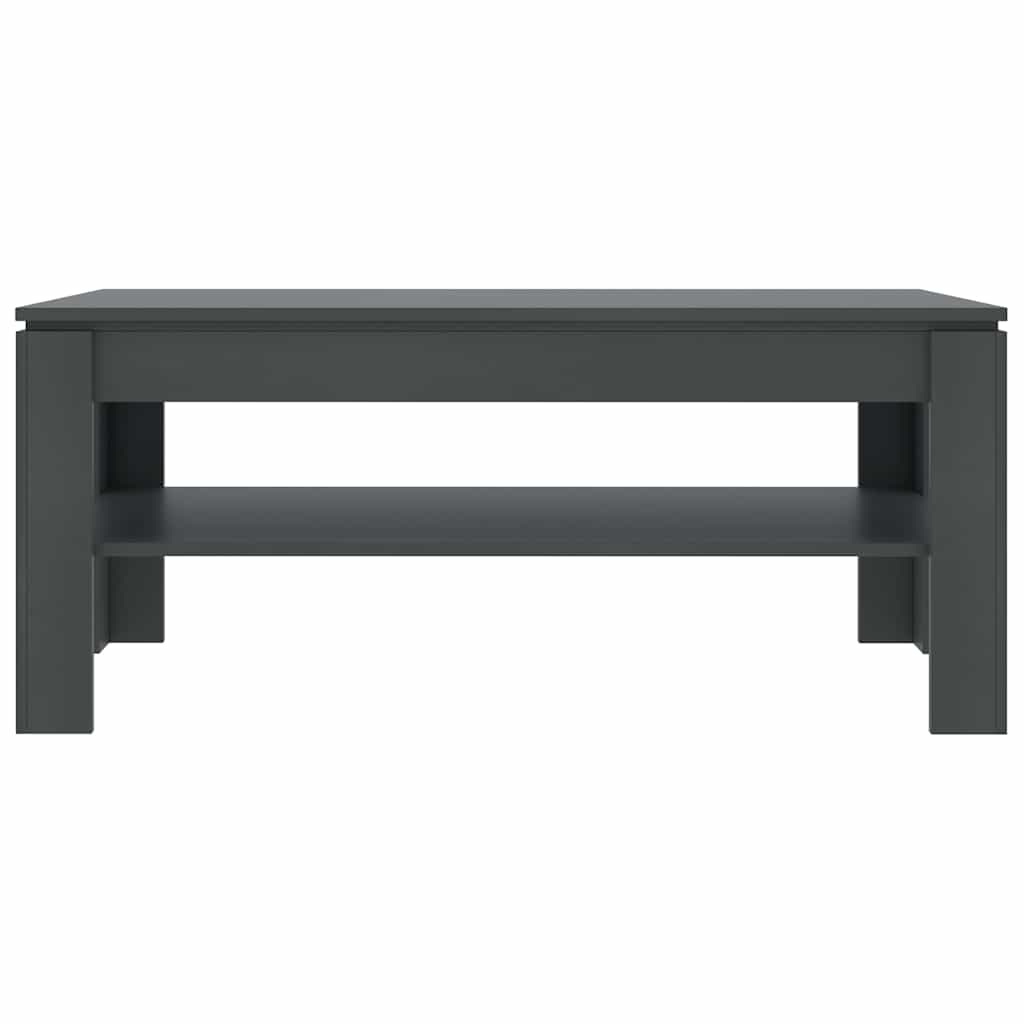 Coffee Table Grey 110x60x47 cm Engineered Wood