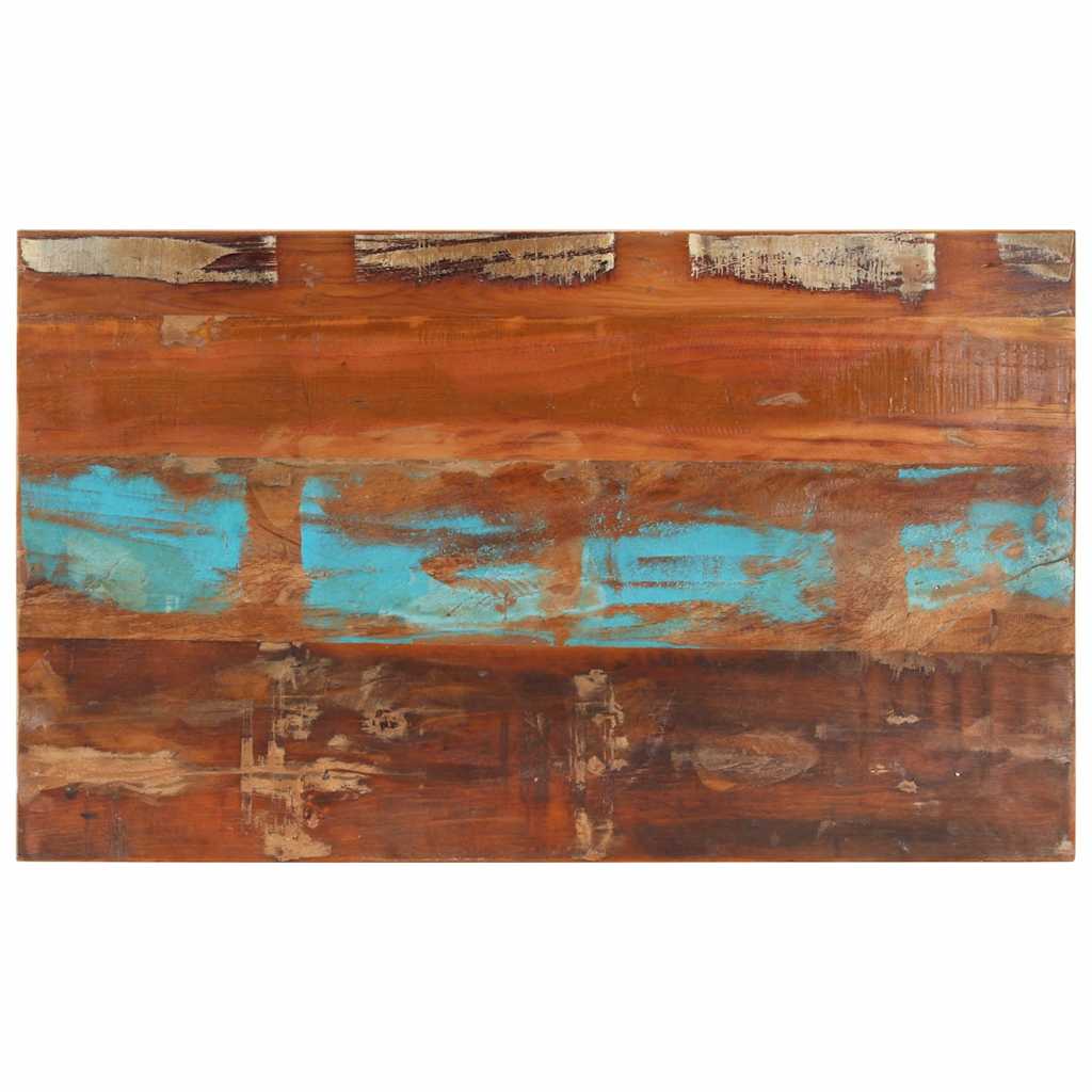 Rectangular Table Top 60x100 cm 15-16 mm Solid Wood Reclaimed