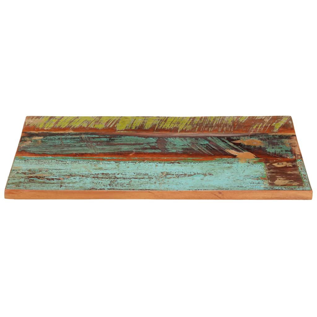 Rectangular Table Top 60x80 cm 25-27 mm Solid Wood Reclaimed