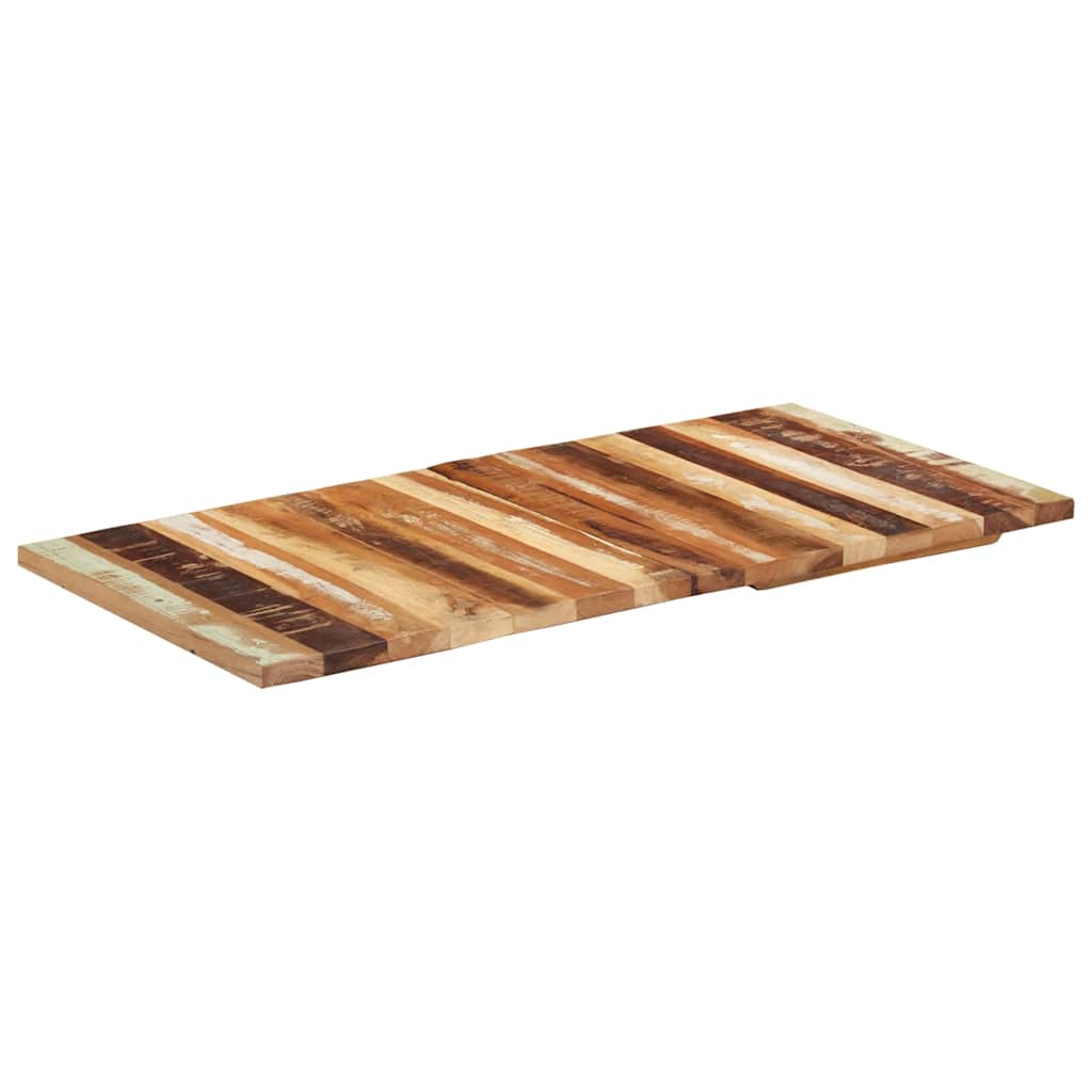 Rectangular Table Top 60x120 cm 25-27 mm Solid Reclaimed Wood