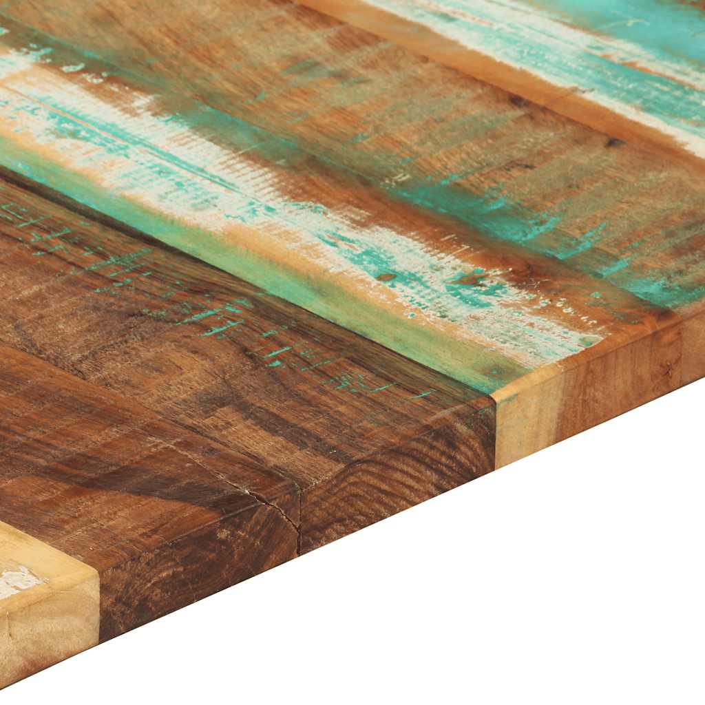 Rectangular Table Top 60x120 cm 25-27 mm Solid Reclaimed Wood