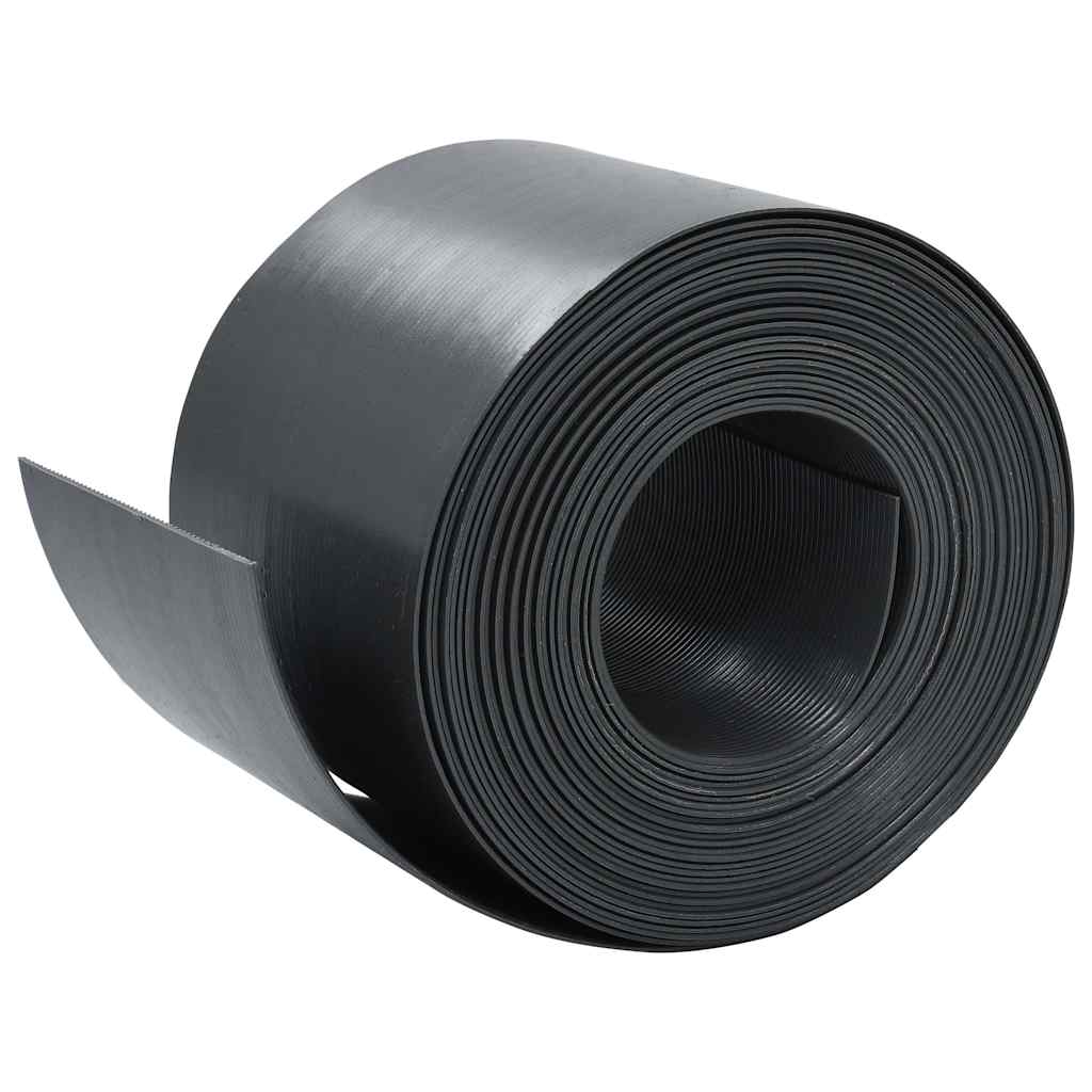 Garden Edging Black 10 m 15 cm PE