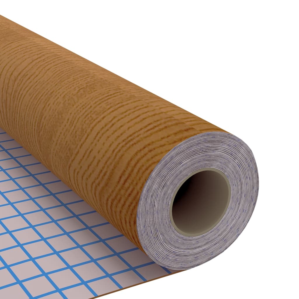 Self-adhesive Door Films 2 pcs Light Oak 210x90 cm PVC