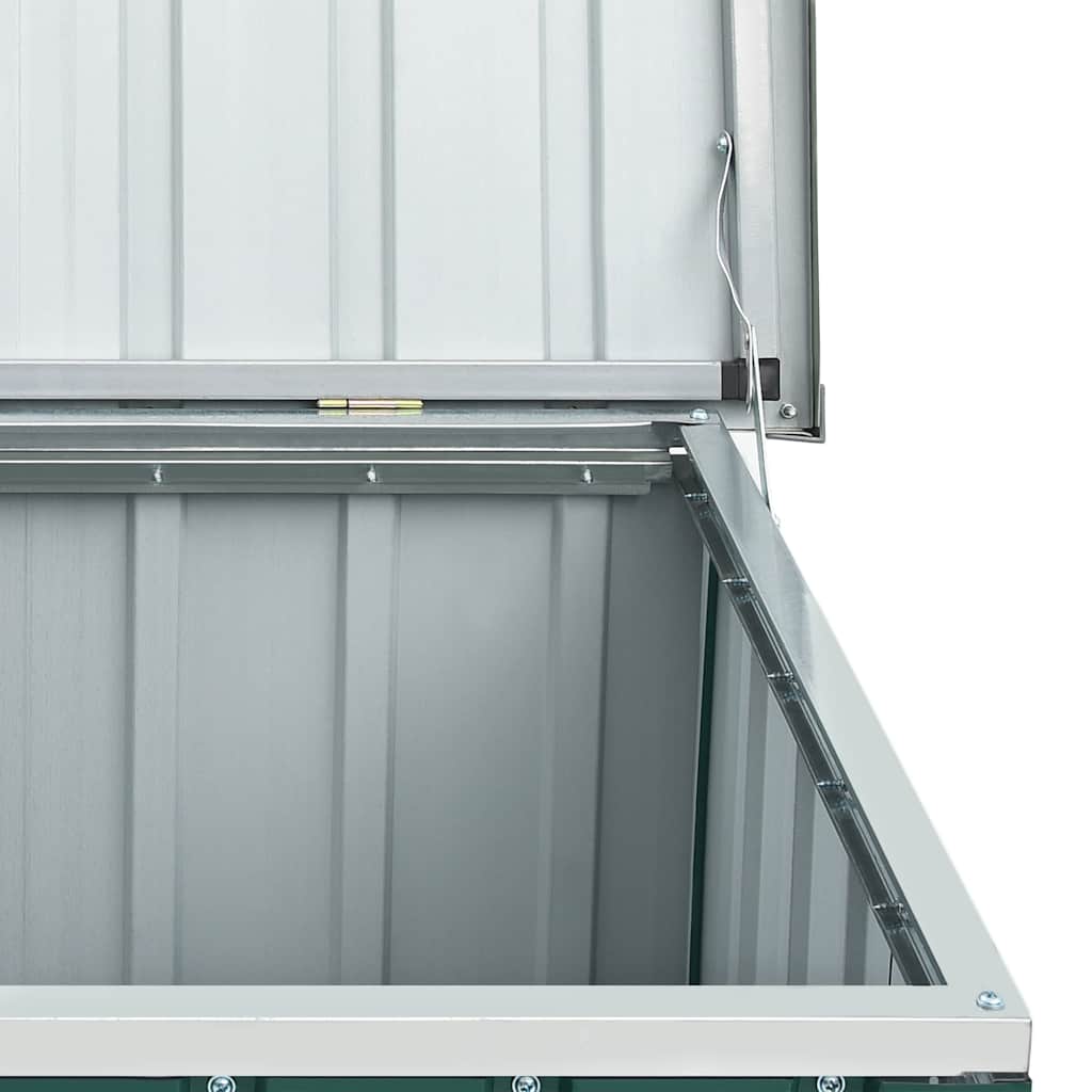 Garden Storage Box Green 129x67x65 cm