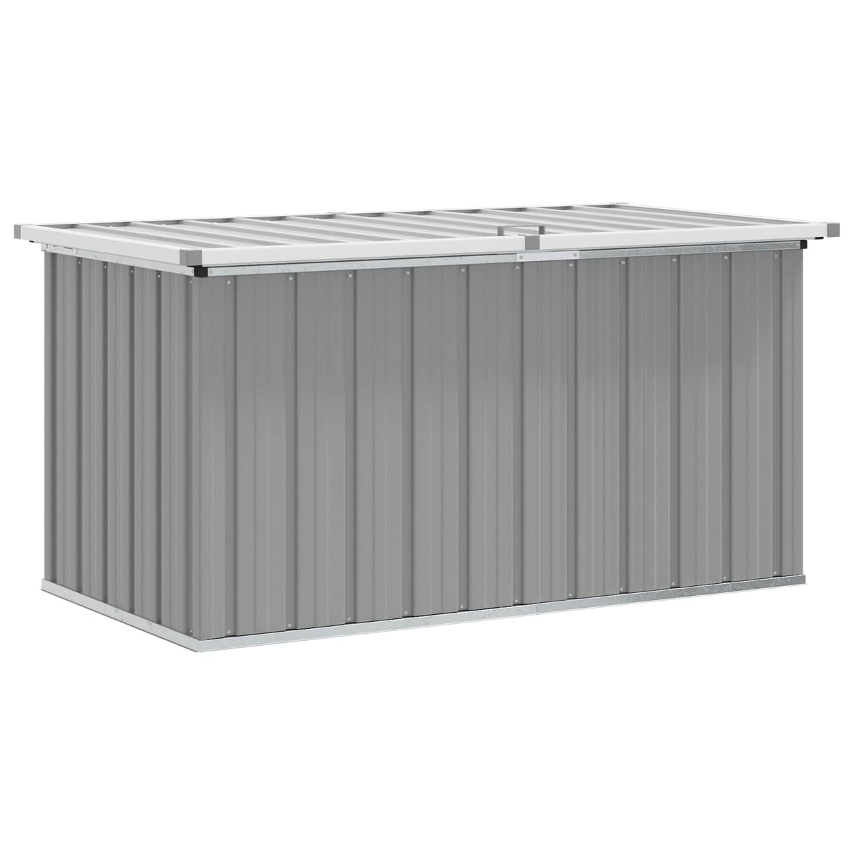 Garden Storage Box Grey 129x67x65 cm