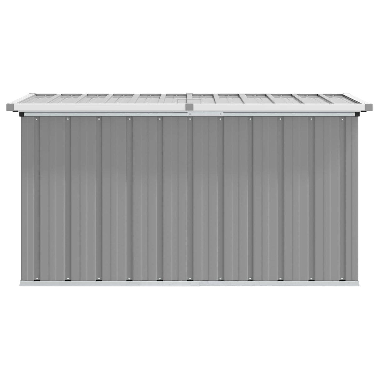 Garden Storage Box Grey 129x67x65 cm