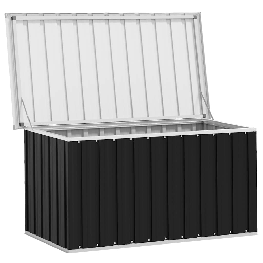 Garden Storage Box Anthracite 129x67x65 cm