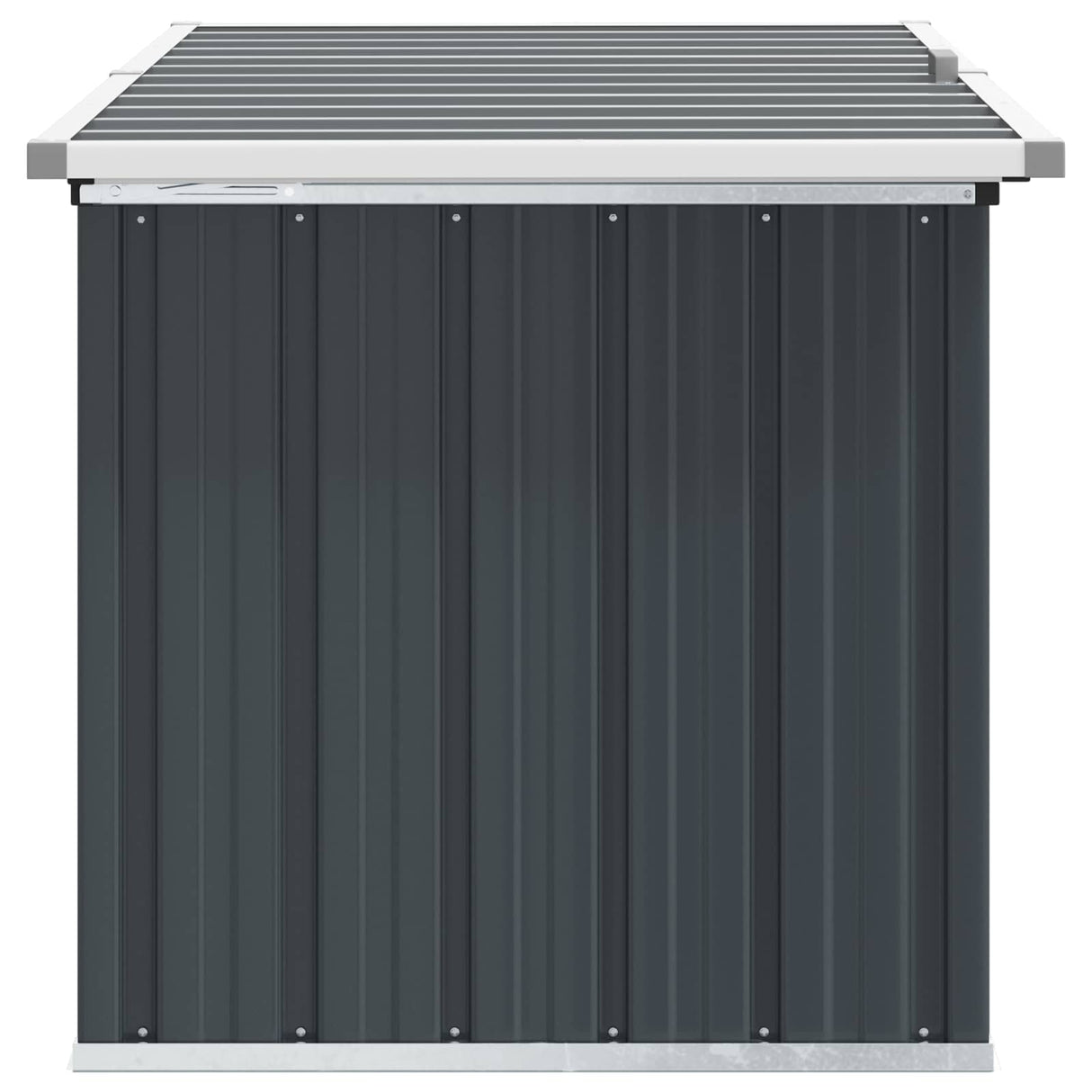 Garden Storage Box Anthracite 129x67x65 cm