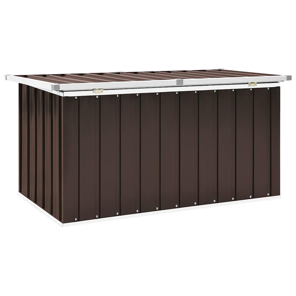 Garden Storage Box Brown 129x67x65 cm