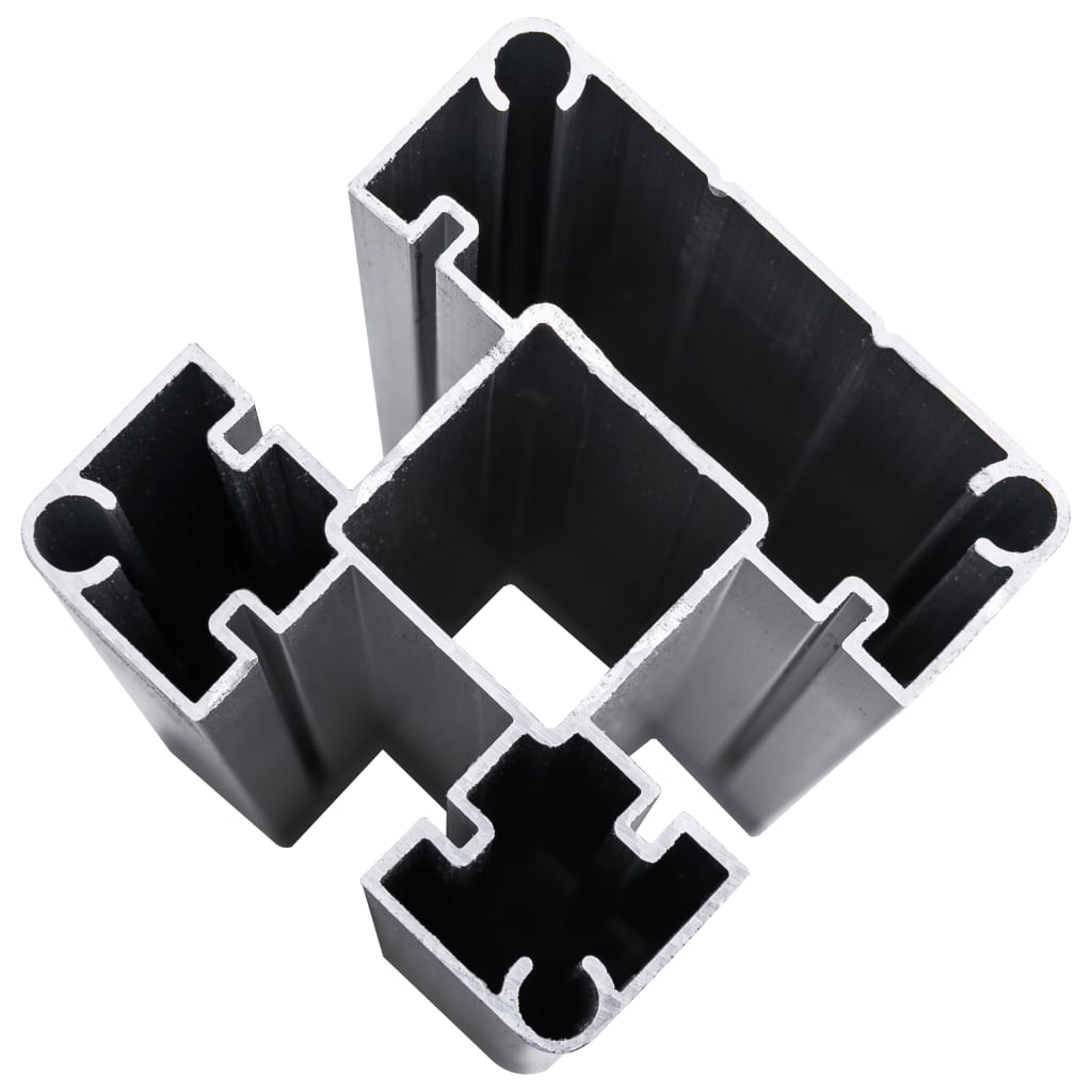 Garden Fence WPC 175x186 cm Grey