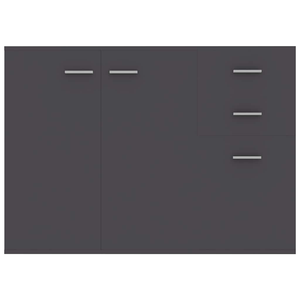 Sideboard Grey 105x30x75 cm Engineered Wood