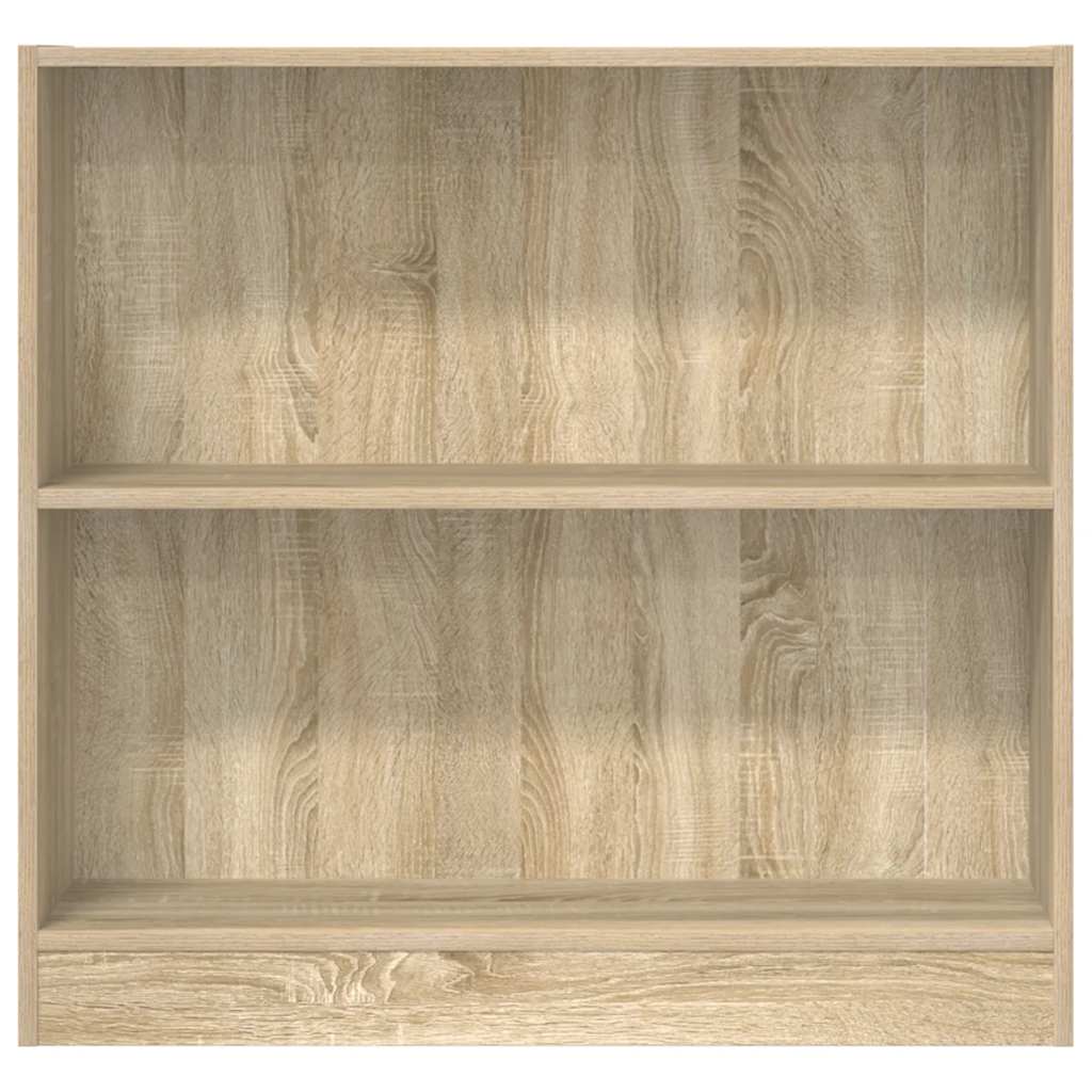 Bookshelf Sonoma Oak 80x24x75 cm Engineered Wood