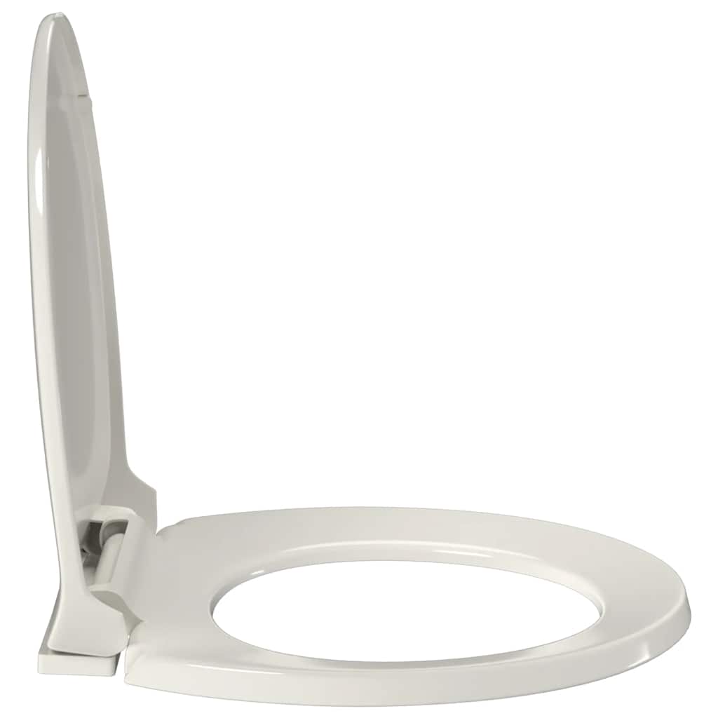 Soft-Close Toilet Seat Light Grey Oval