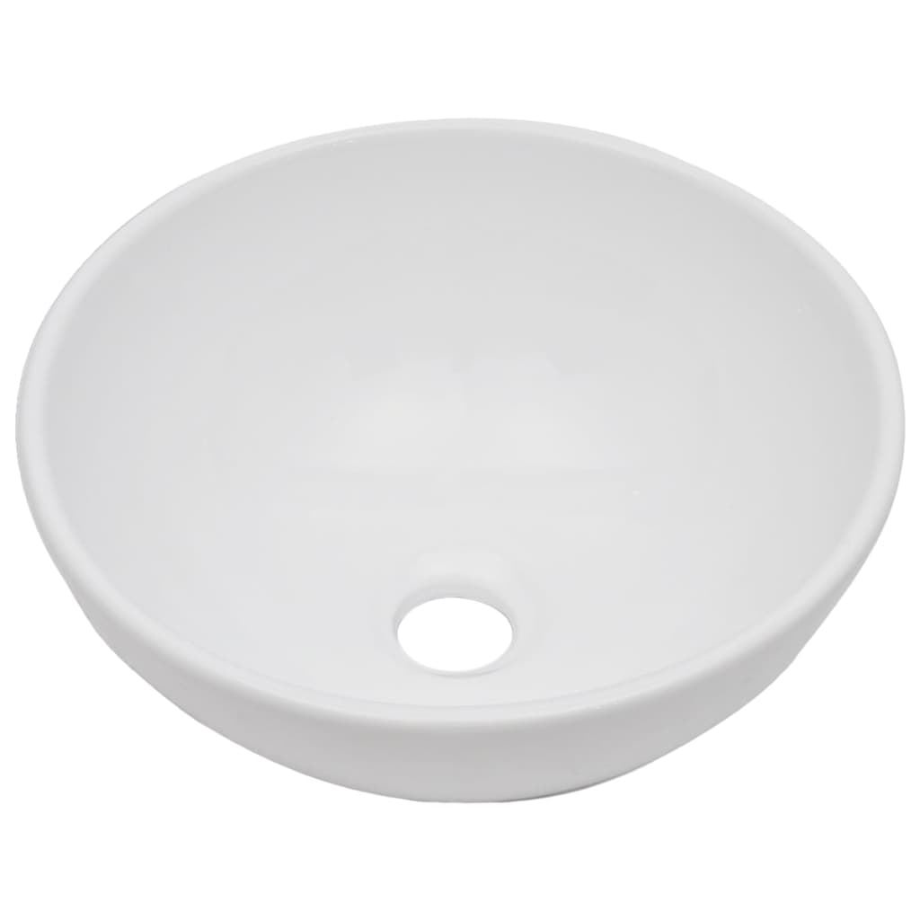 Two Piece Bathroom Furniture Set Ceramic White