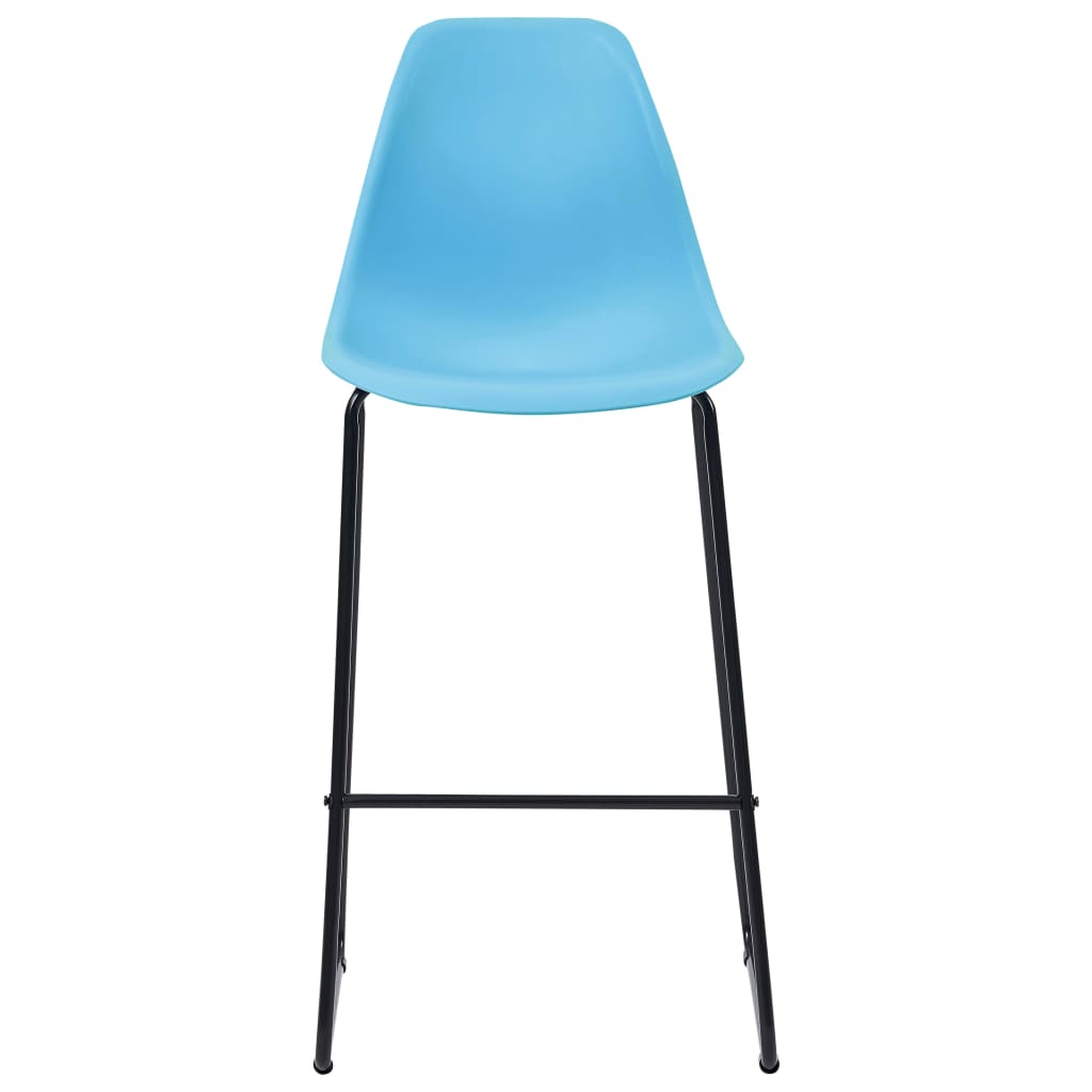 3 Piece Bar Set Plastic Blue