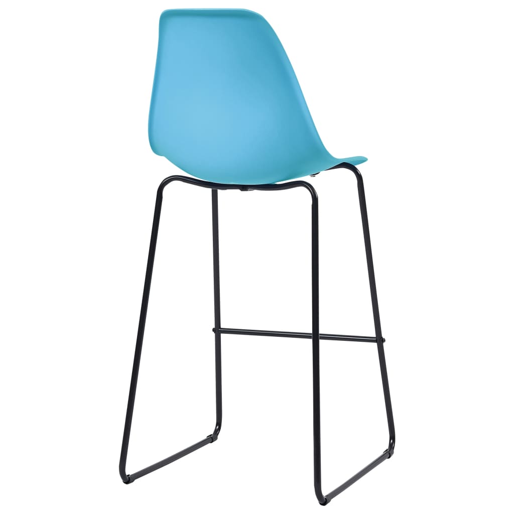 3 Piece Bar Set Plastic Blue