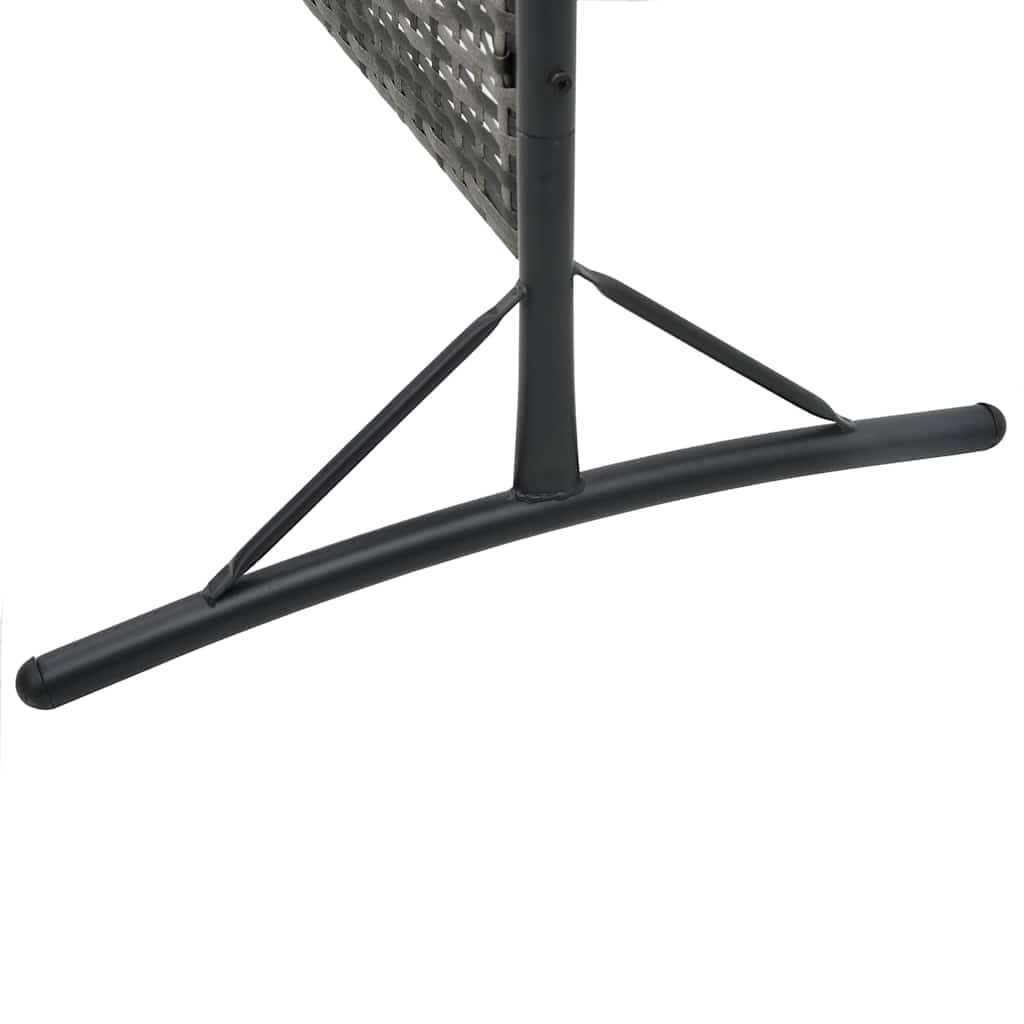 Room Divider Poly Rattan Anthracite 175x180 cm