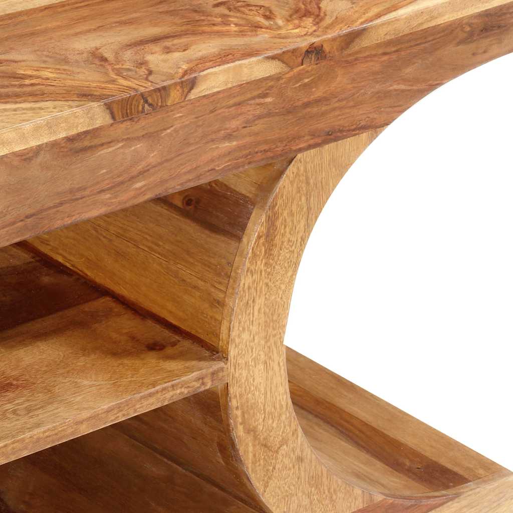 TV Cabinet 118x30x40 cm Solid Acacia Wood