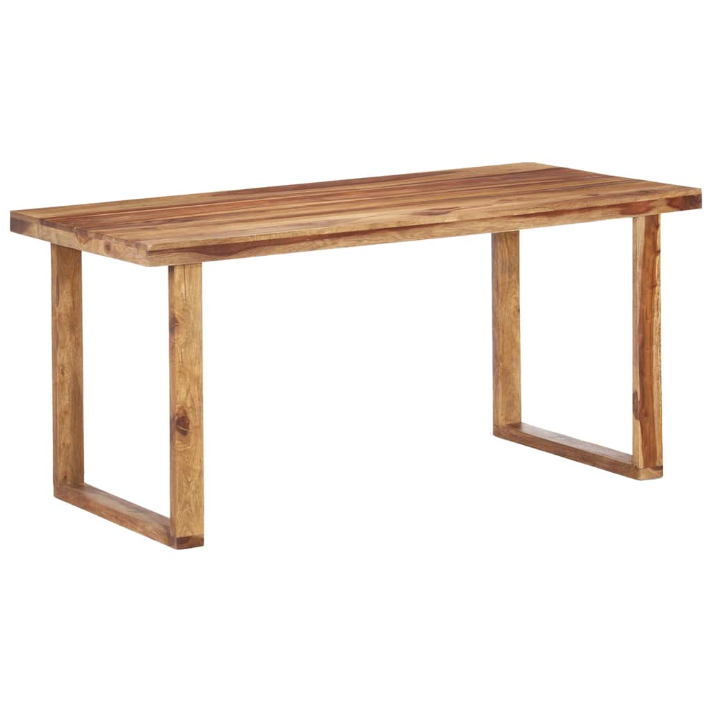 Dining Table 160x80x76 cm Solid Acacia Wood