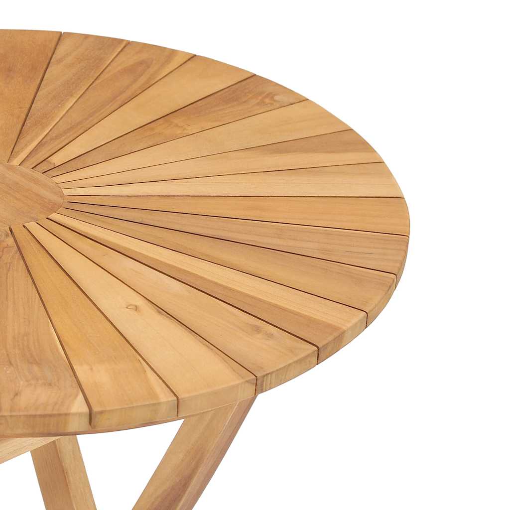 Folding Garden Table ? 60 cm Solid Teak Wood