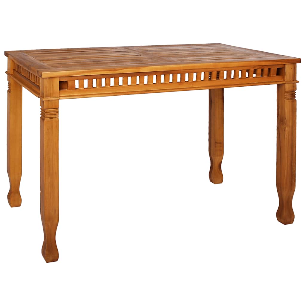 Garden Dining Table 120x65x80 cm Solid Teak Wood