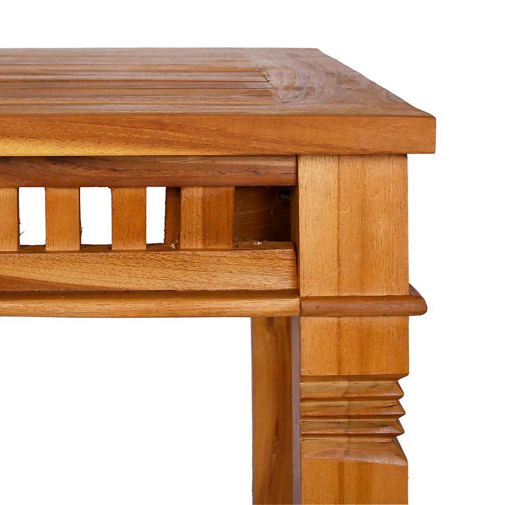 Garden Dining Table 120x65x80 cm Solid Teak Wood