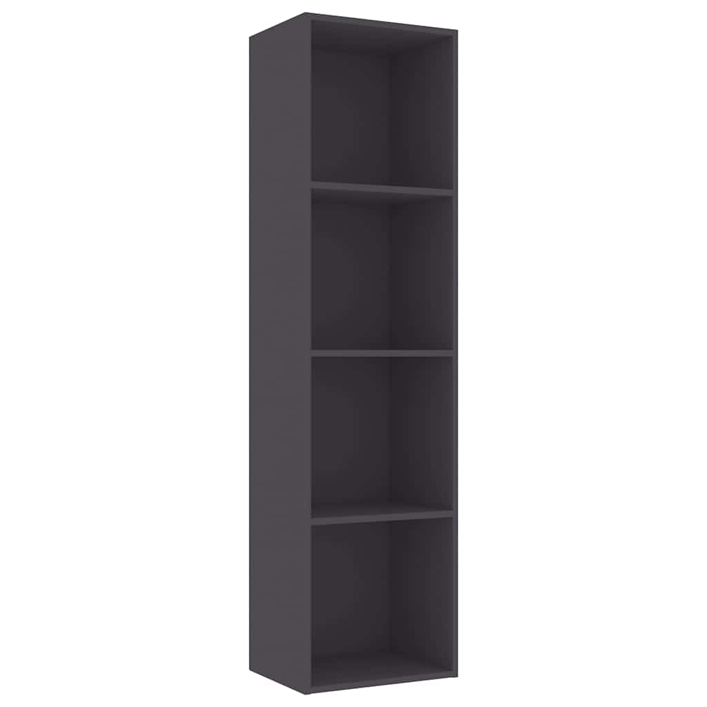 Book Cabinet Grey 40x30x151.5 cm Engineered Wood
