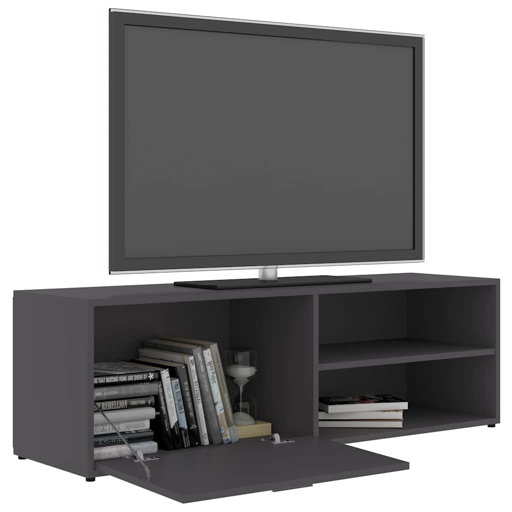 TV Cabinet Grey 120x34x37 cm Engineered Wood