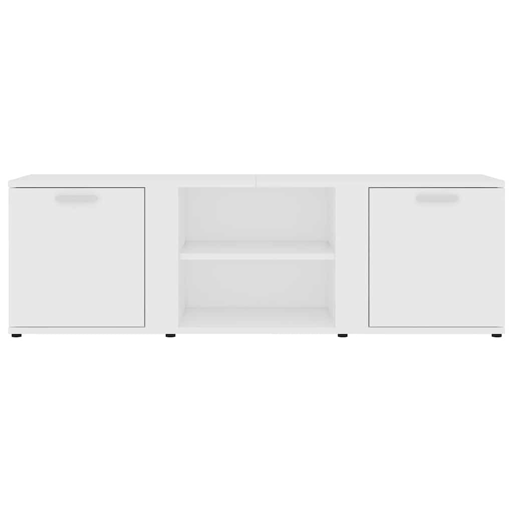 TV Cabinet White 120x34x37 cm Engineered Wood