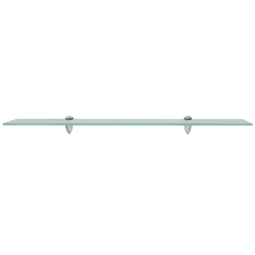 Floating Shelves 2 pcs Glass 80x10 cm 8 mm