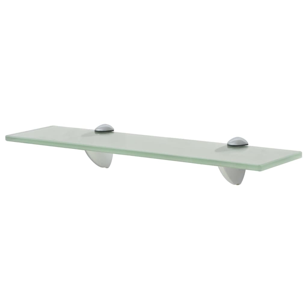 Floating Shelves 2 pcs Glass 40x10 cm 8 mm