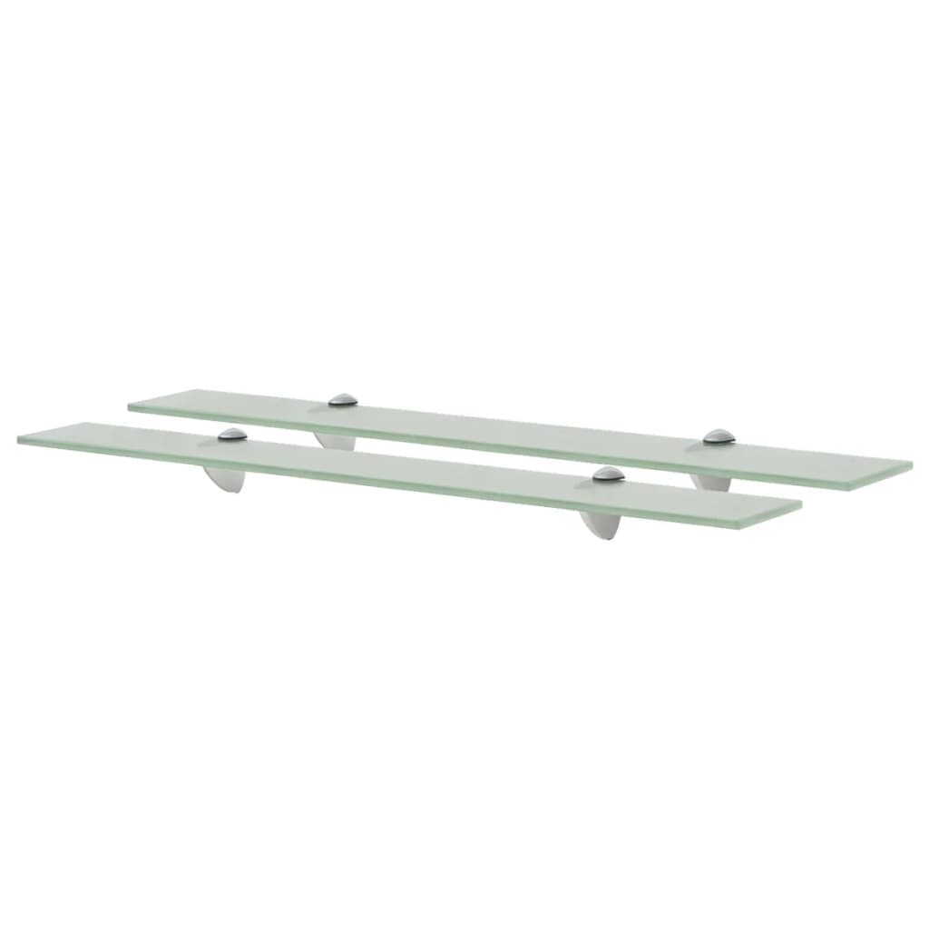 Floating Shelves 2 pcs Glass 70x20 cm 8 mm