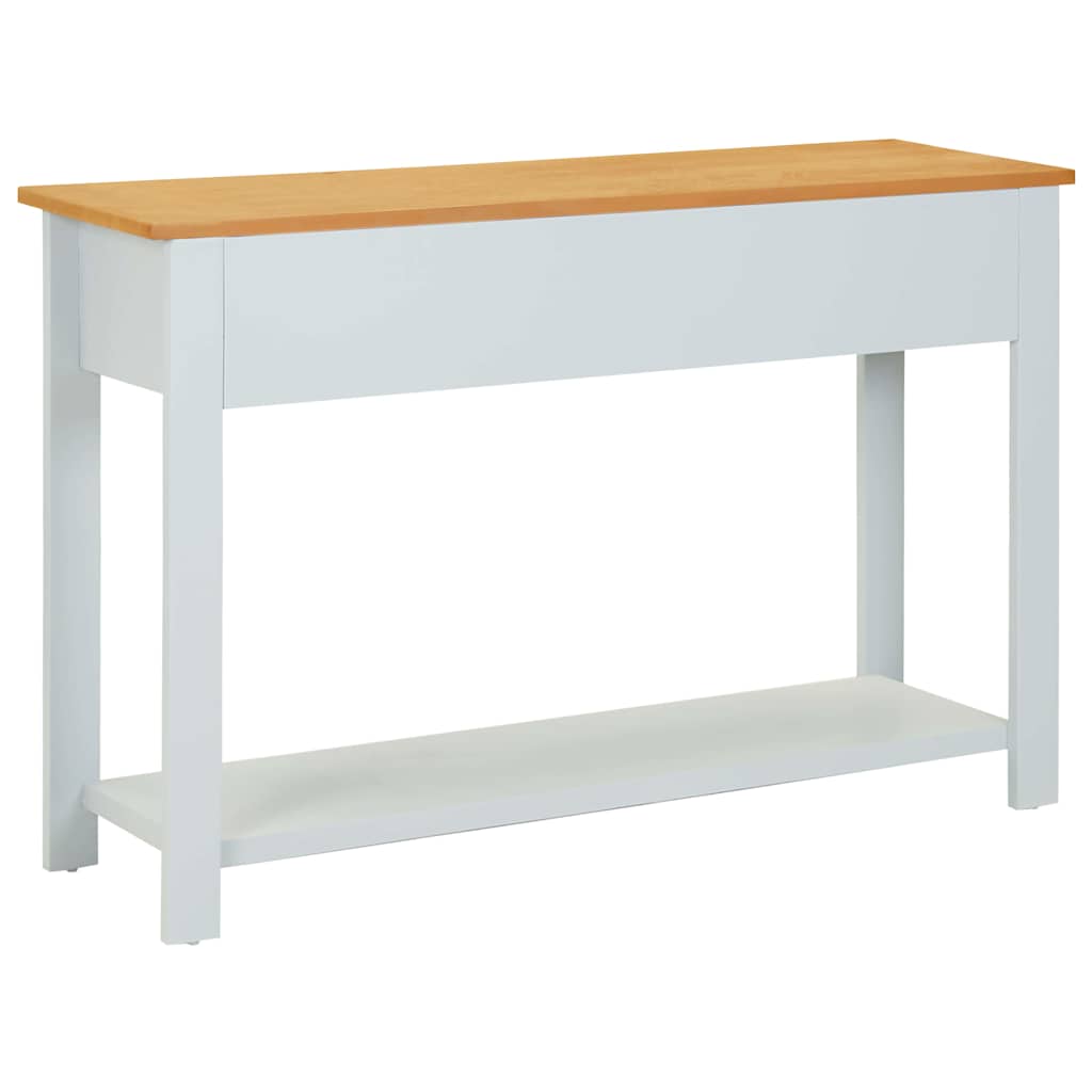 Console Table 118x35x77 cm Solid Oak Wood