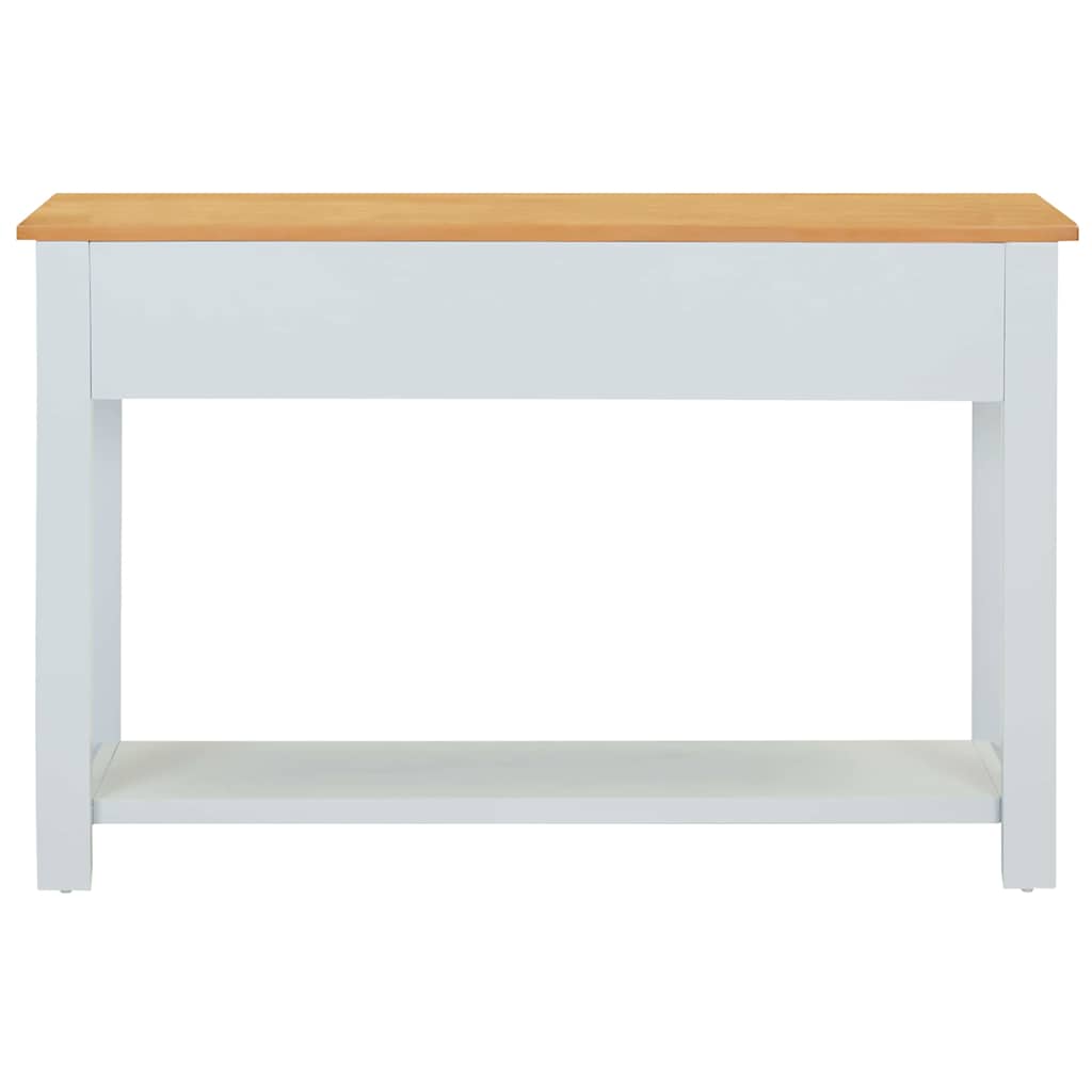 Console Table 118x35x77 cm Solid Oak Wood