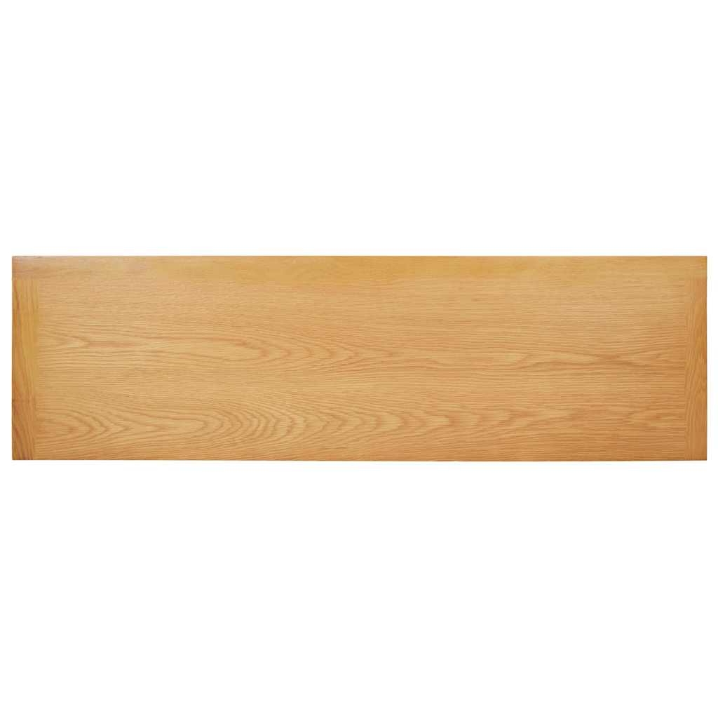 Console Table 118x35x77 cm Solid Oak Wood