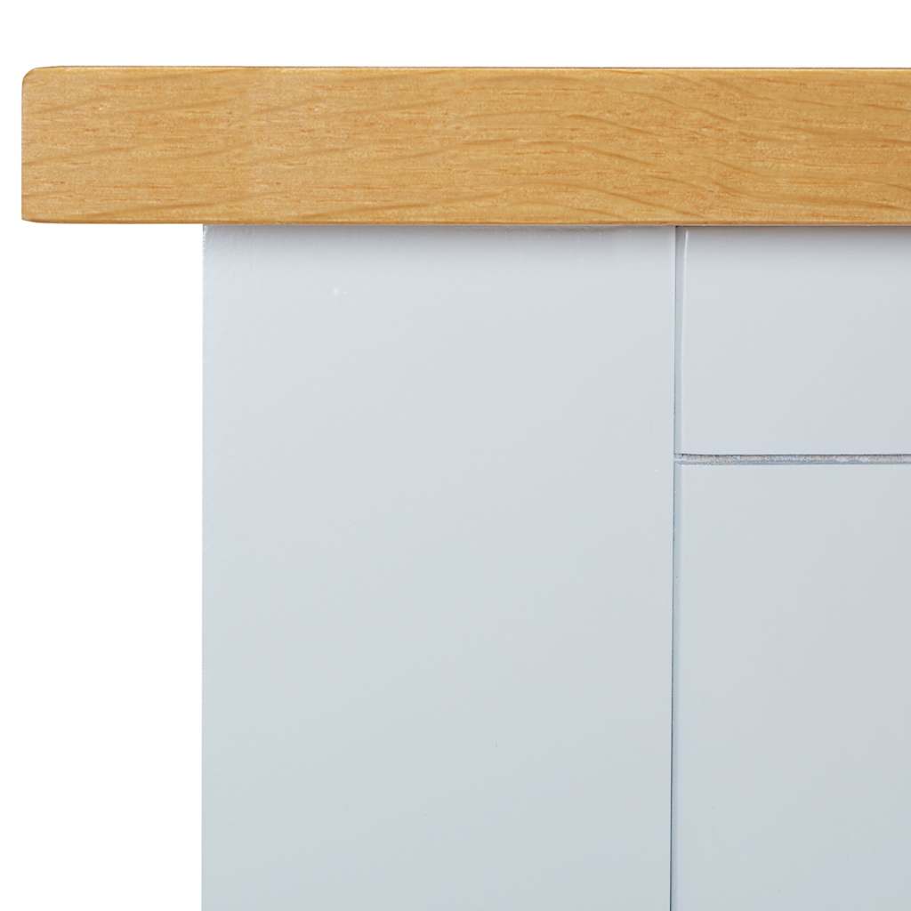 Console Table 118x35x77 cm Solid Oak Wood