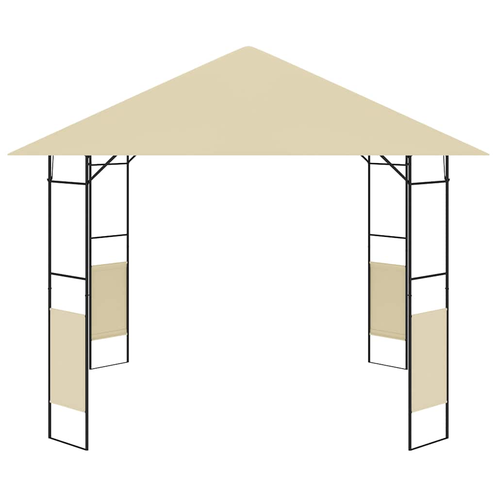 Garden Gazebo 3x3x2.6 m Cream 160g/m²