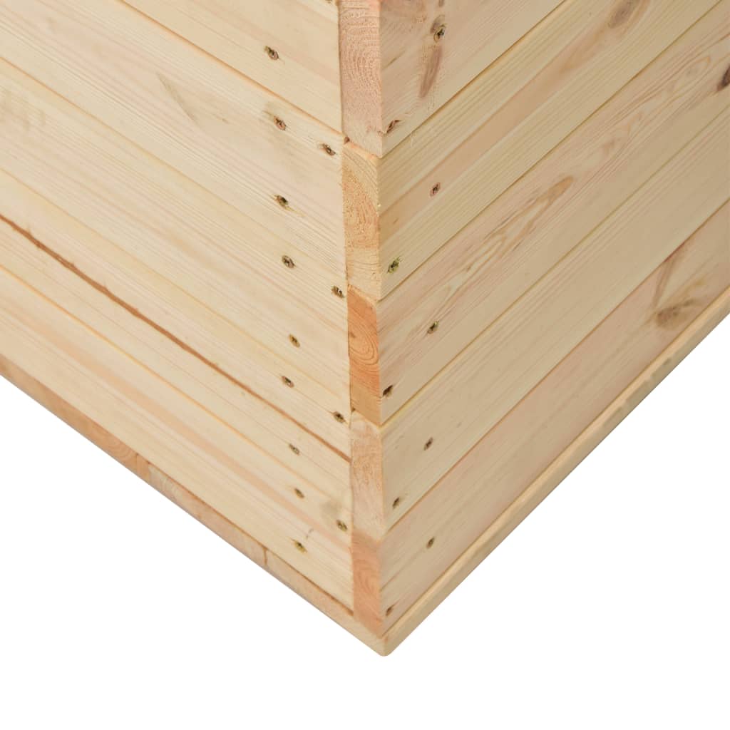 Storage Box 120x63x60 cm Solid Wood Pine
